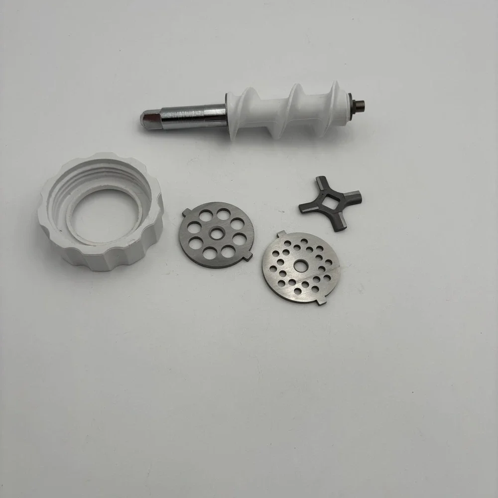 KitchenAid Meat Grinder Attachment Parts Set White Excellent Replacement Kit